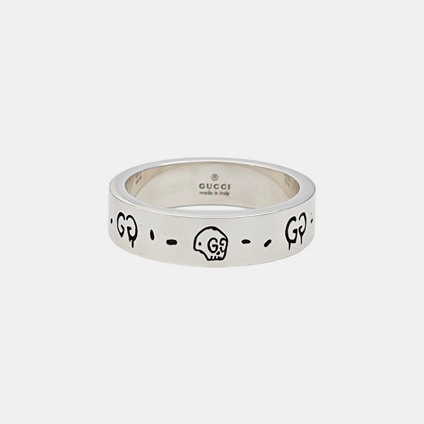 Ghost 925 Sterling Silver Ring EU 64