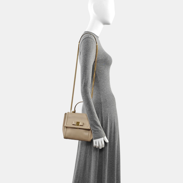 Carrie Calfskin Beige