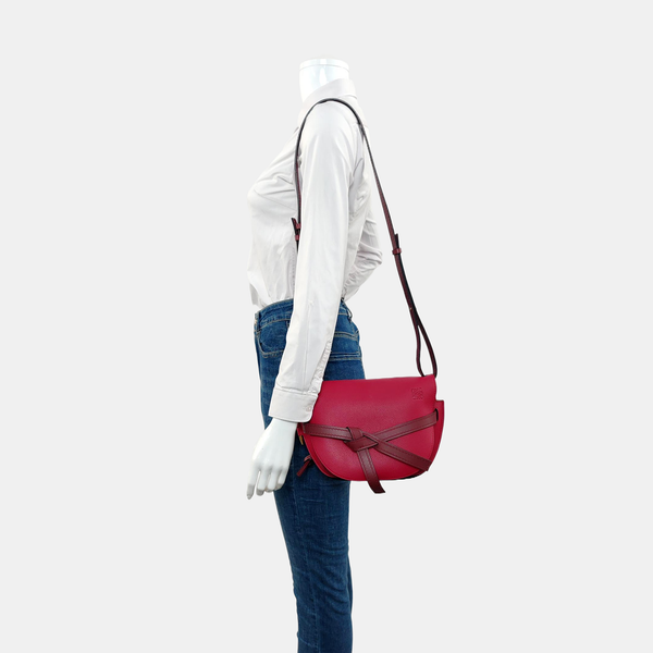 Gate Small Calfskin Red