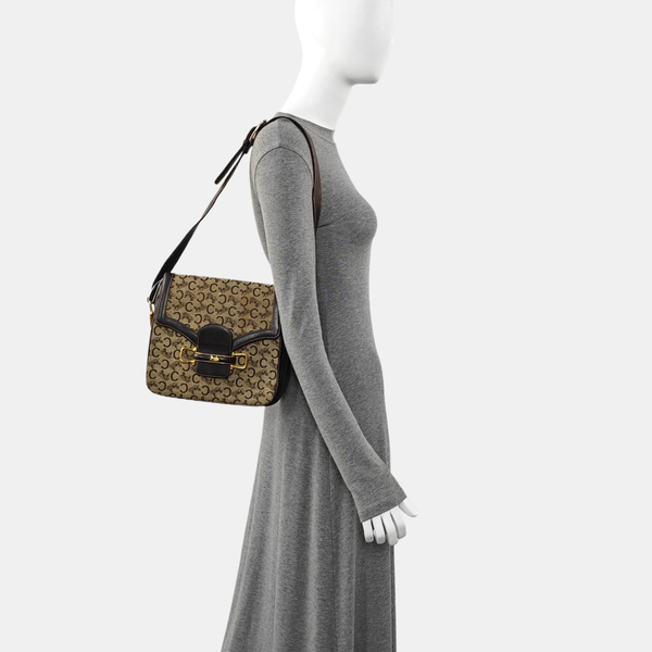 Canvas Shoulder Bag Beige
