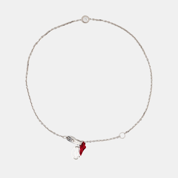 CARTIER D'AMOUR 18k White Gold Silver Bracelet