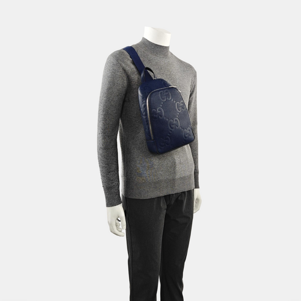 Calfskin Belt Bag Large Blue