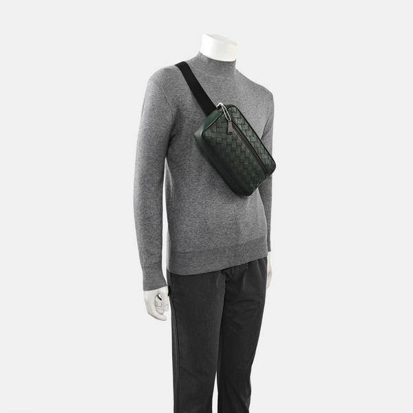 Calfskin Shoulder Bag Green
