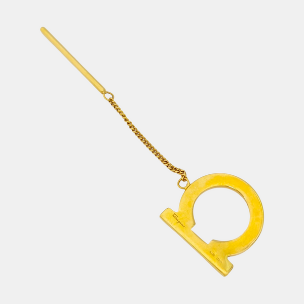 Metal Bag Charm Gold