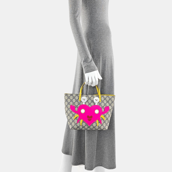 Monogram Coated Canvas Top Handle Bag Beige