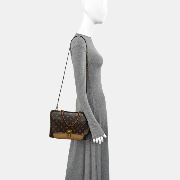 MARIGNAN Monogram Coated Canvas Brown