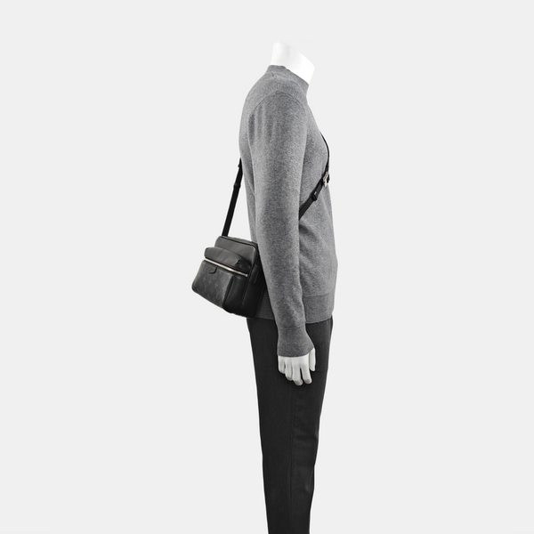 OUTDOOR PM Monogram Coated Canvas Black