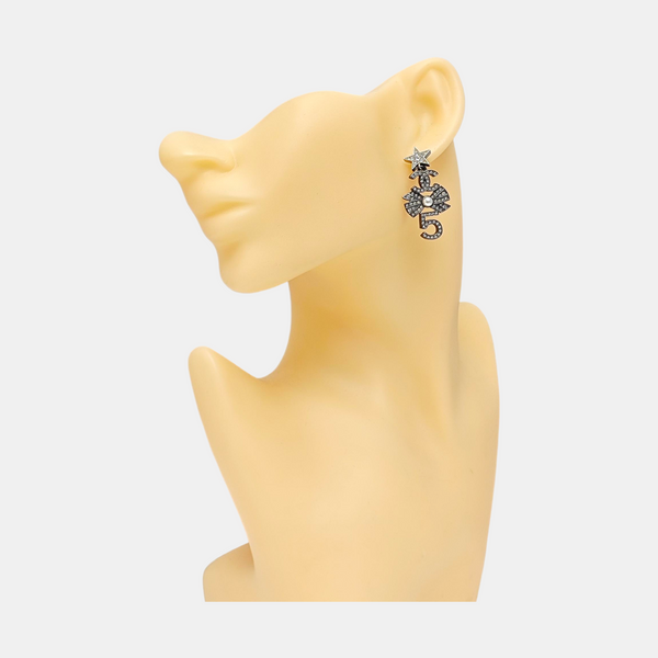 Metal Gray Earrings