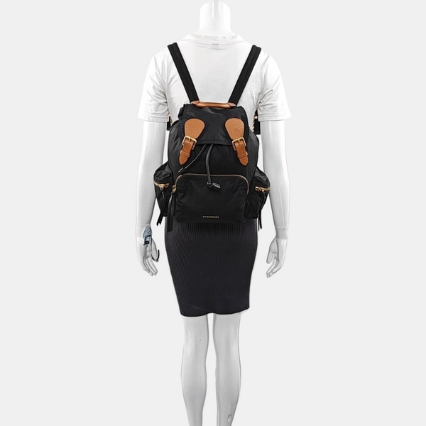 The Rucksack Medium Nylon Black