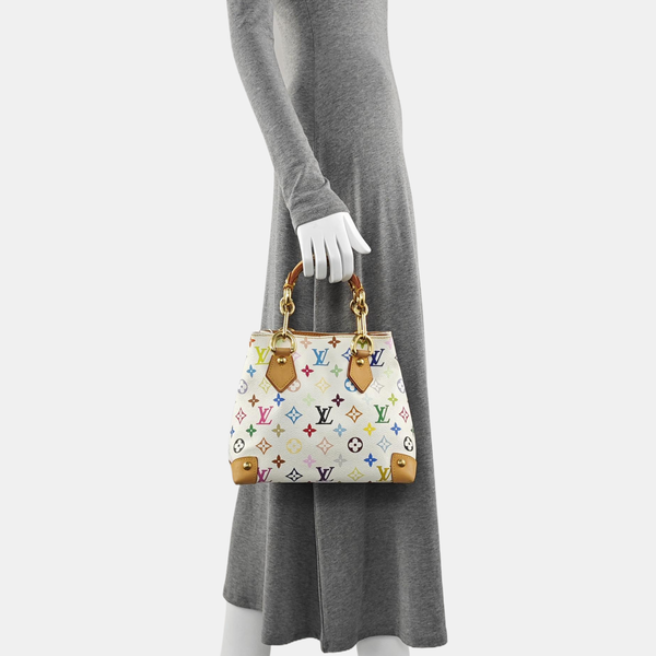 LV × TM AUDRA Monogram Coated Canvas White