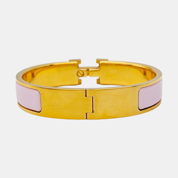 Clic H Metal Gold Bangle