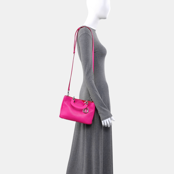 Authenticated pre-owned Diorissimo Calfskin Pink - Tote Bag at Looply