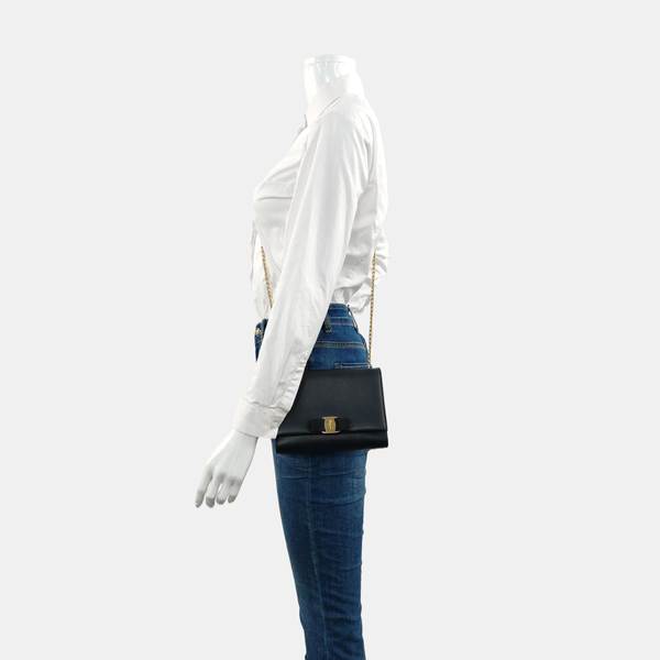 Ginny Calfskin Black