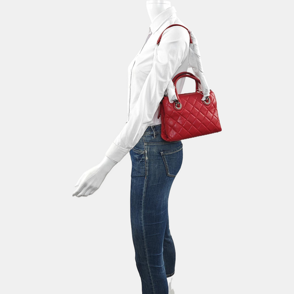 Quilted Lambskin Red