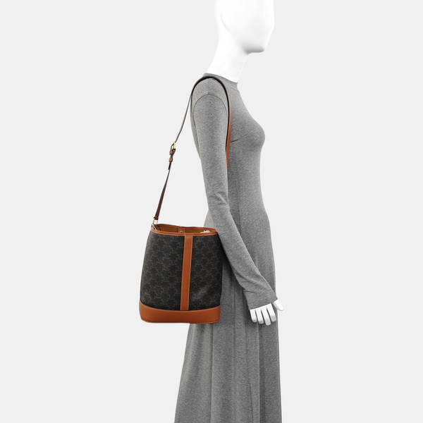 TRIOMPHE CANVAS Medium Coated Canvas Brown