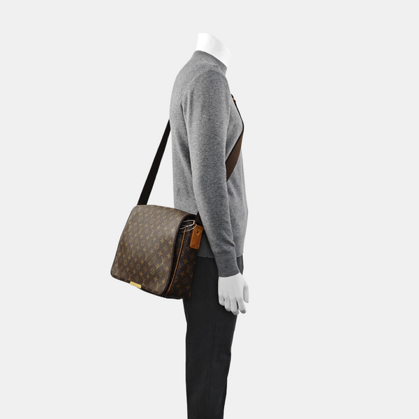 VALMY Monogram Coated Canvas Brown