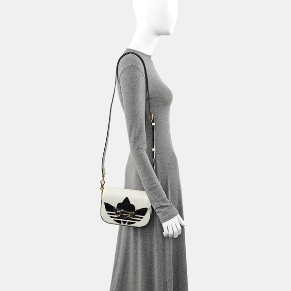Authenticated pre-owned Horsebit 1955 Mini Calfskin White - Shoulder Bag at Looply