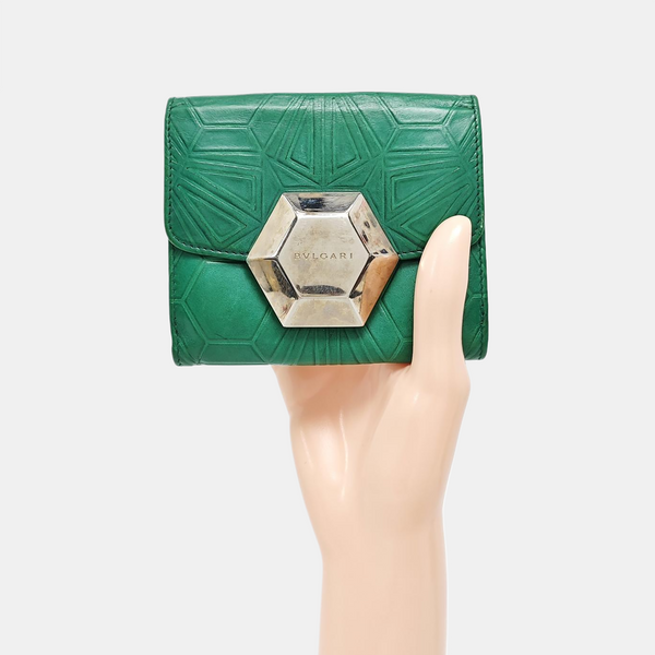 Calfskin Wallet Green