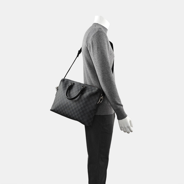 PORTE-DOCUMENTS Damier Graphite Coated Canvas Gray
