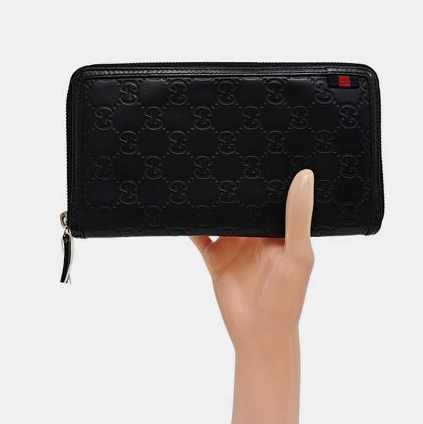 Monogram Calfskin Wallet Black