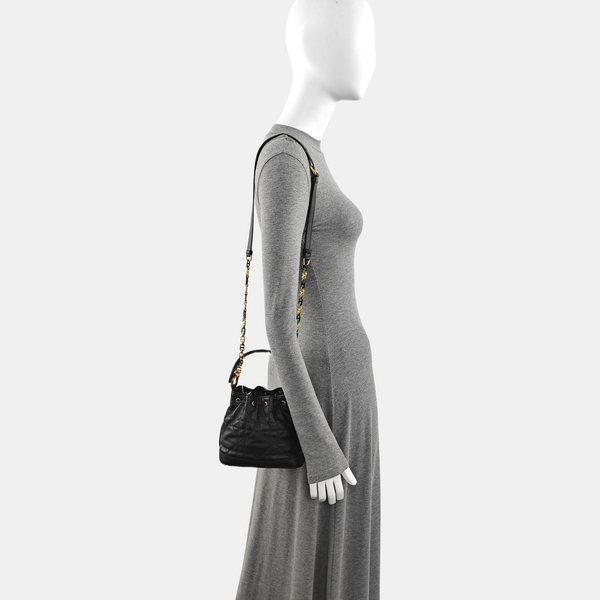 Jolie Small Cannage Lambskin Black