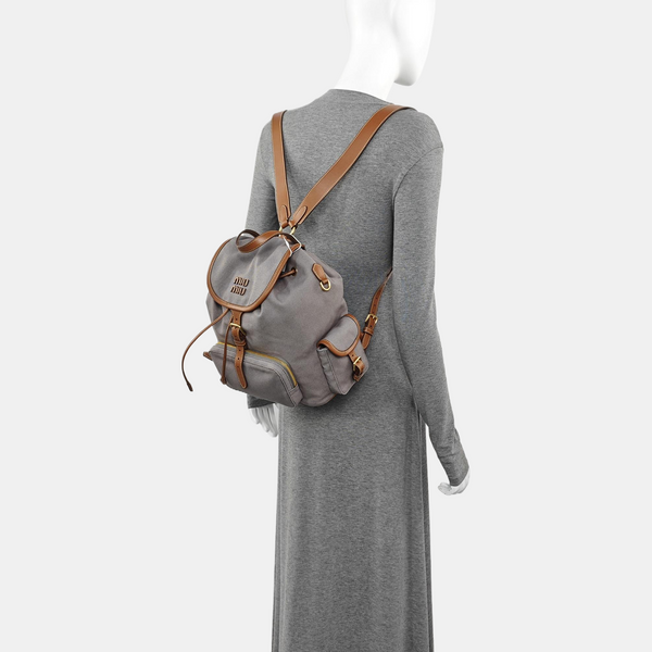 Canvas Backpack Gray