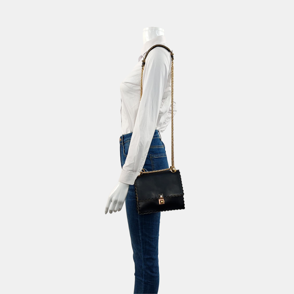 Authenticated pre-owned Kan I Mini Calfskin Black - Shoulder Bag at Looply