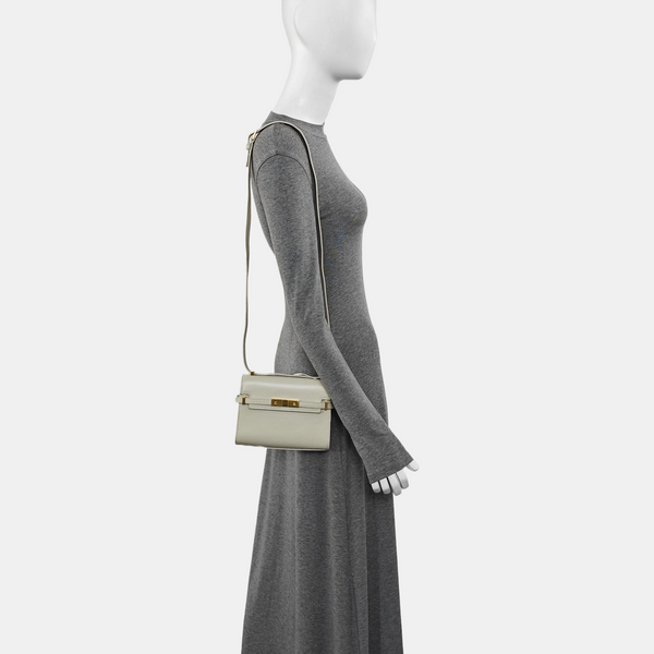 MANHATTAN Mini Calfskin White