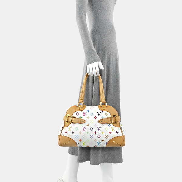 LV × TM CLAUDIA Monogram Coated Canvas White