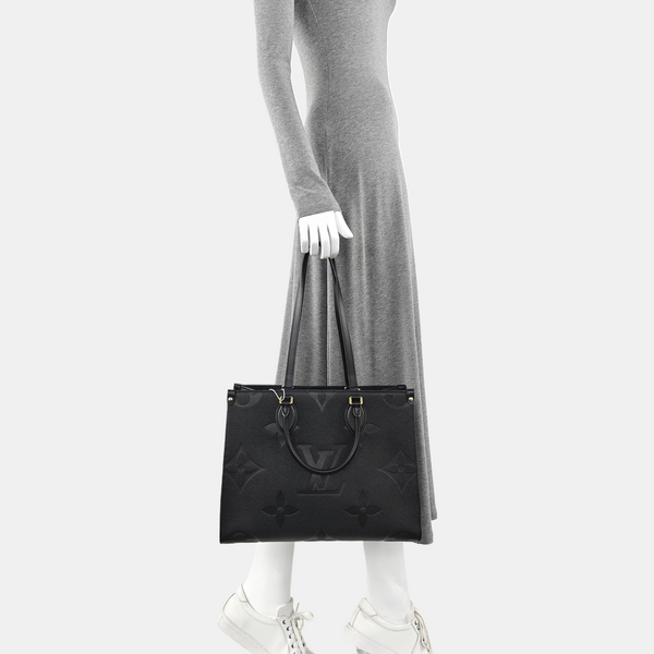 ONTHEGO MM Monogram Calfskin Black