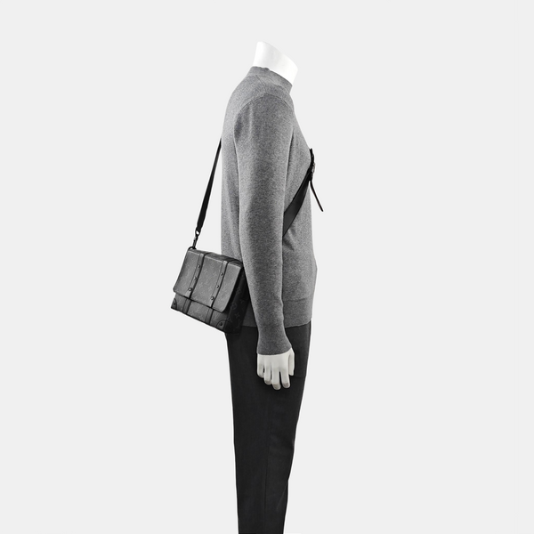 TRUNK PM Monogram Coated Canvas Black