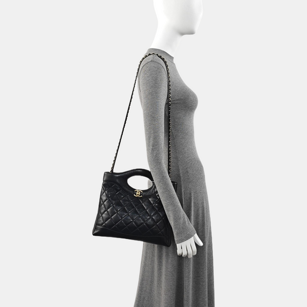 CHANEL 31 Quilted Lambskin Black