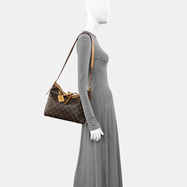 CARRYALL PM Monogram Coated Canvas Brown