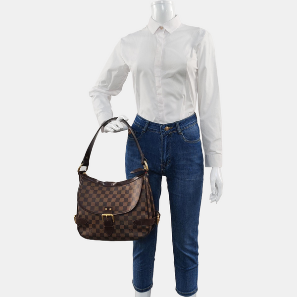 HIGHBURY Damier Ebene Coated Canvas Brown