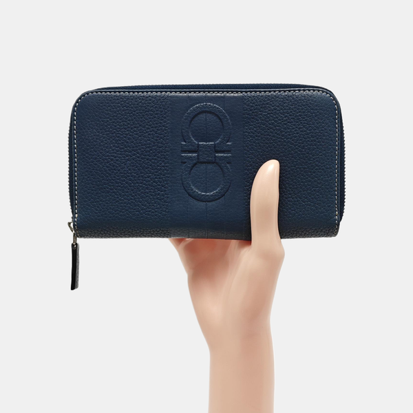 Calfskin Clutch Blue