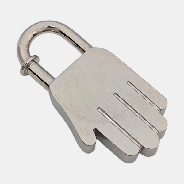 Metal Bag Charm Silver