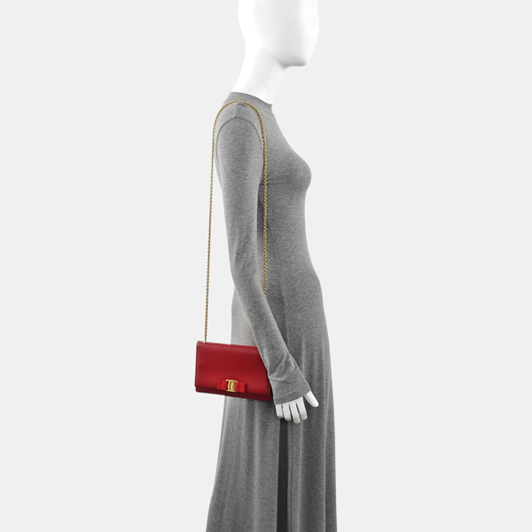 Ginny Calfskin Red