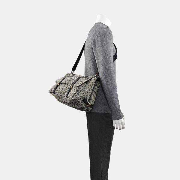 LANGER Monogram Canvas Blue