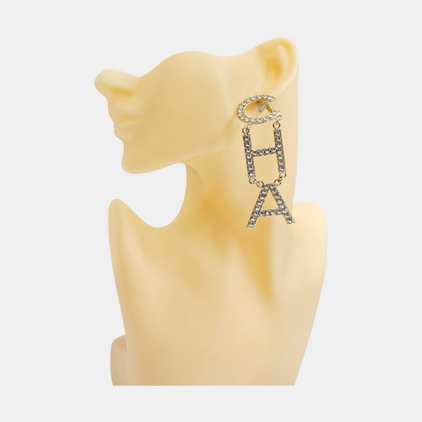 Metal Gold Stud Earrings