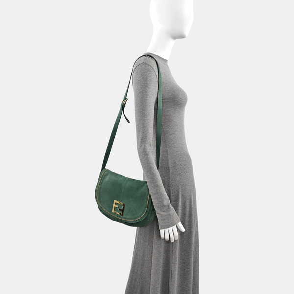 Calfskin Shoulder Bag Green