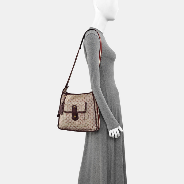 MARY KATE Monogram Canvas Red