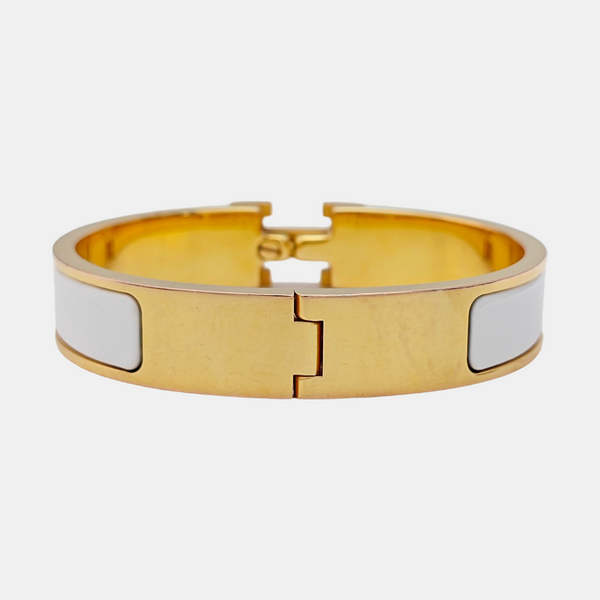 Clic H Metal Gold Bangle