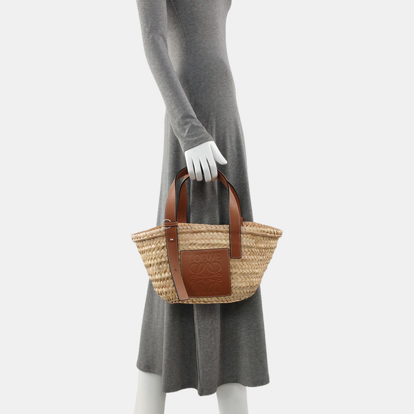 Basket Small Straw Beige