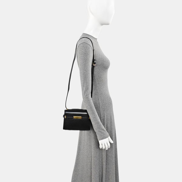 MANHATTAN Mini Calfskin Black