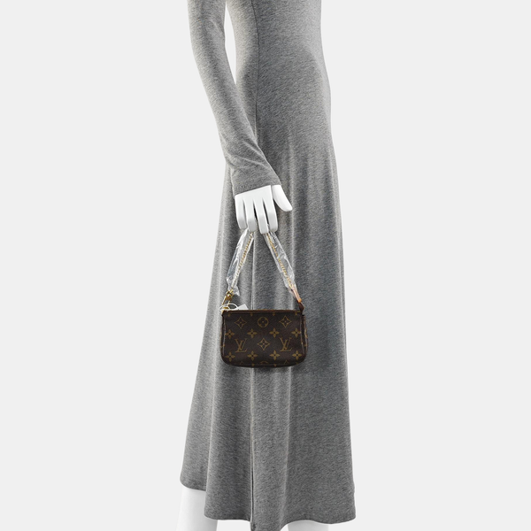 ACCESSOIRES Mini Monogram Coated Canvas Brown