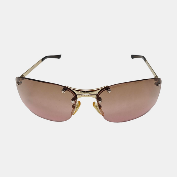 Metal Sunglasses Red