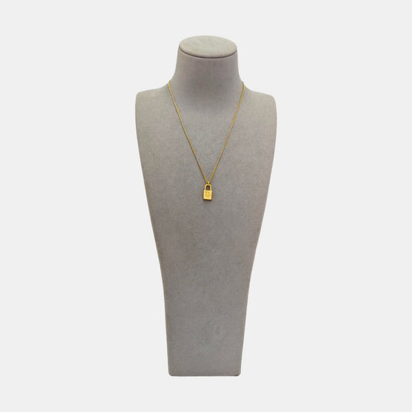 Dior Oblique Metal Gold Necklace