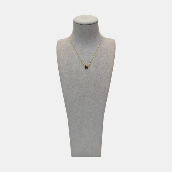 Pop H Metal Rose Gold Necklace