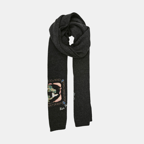 Cashmere Scarf Gray
