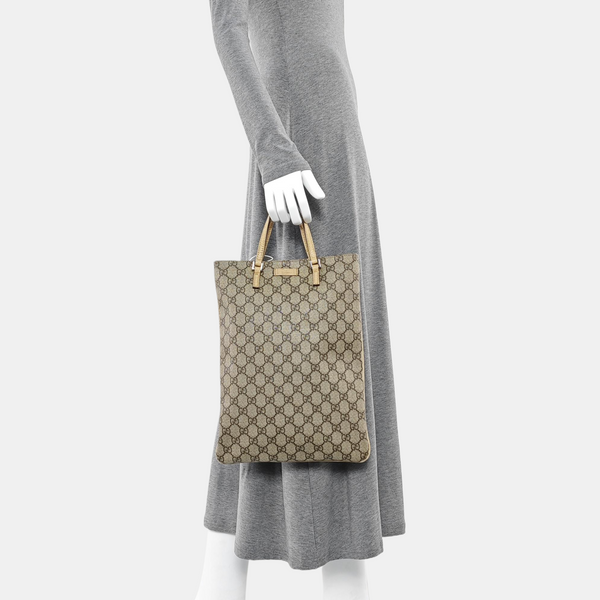 Monogram Coated Canvas Top Handle Bag Black